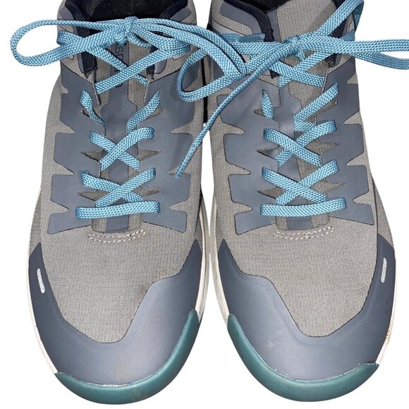 Ascend Mens Bone-Dry low profile Hiking Shoes Gray/Blue Size 11.5 comfort walk main image 4